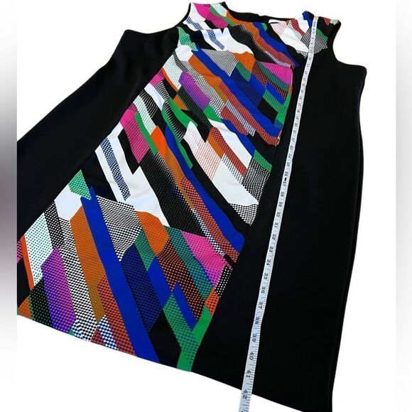 Calvin Klein sheath scuba abstract dress Plus size 18 - Picture 15 of 16